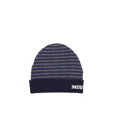Missoni Blue Wool Beanie - UNI