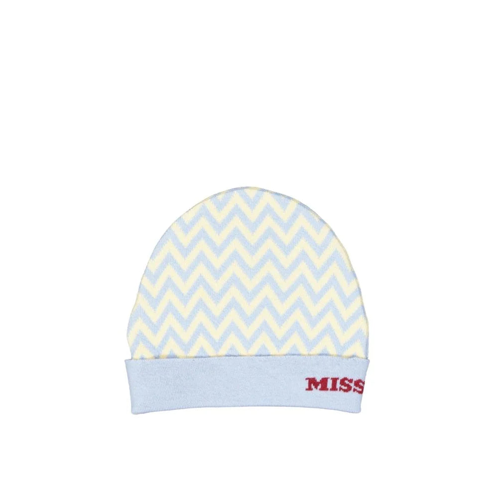 Missoni Blue Wool Beanie - UNI