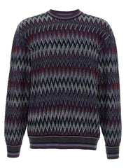 Missoni Blue Wool Cardigan