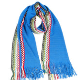 Missoni Blue Wool Men Scarf - Scarves & Shawls