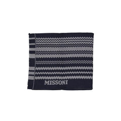 Missoni Blue Wool Scarf