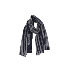 Missoni Blue Wool Scarf