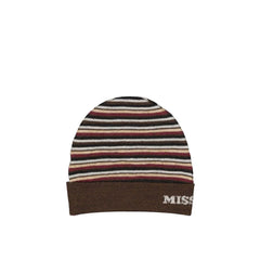 Missoni Brown Wool Beanie - UNI