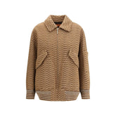 Missoni Brown Wool Bomber