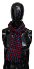 Missoni Multicolor Check Wool Unisex Neck Wrap Shawl - Scarves & Shawls