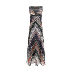 Missoni Multicolor Polyester Long Dress - IT44 | L