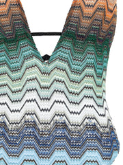 Missoni Multicolor Polyester One-Piece Swimsuit