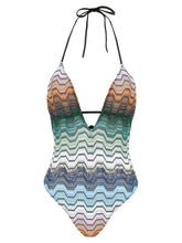 Missoni Mehrfarbiger Polyester-Badeanzug