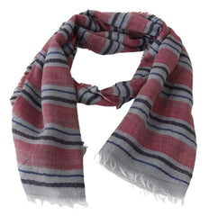 Missoni Multicolor Striped Wool Blend Unisex Neck Wrap Scarf - Scarves & Shawls