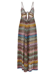 Missoni Multicolor Viscose Long Dress - IT44