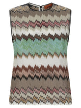Missoni Multicolor Viscose Sleeveles T-Shirt - IT44
