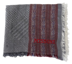 Missoni Multicolor Wool Striped Unisex Neck Wrap Shawl Scarf - Scarves & Shawls