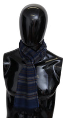 Missoni Multicolor Wool Striped Unisex Neck Wrap Shawl - Scarves & Shawls