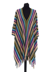 Missoni Multicolor Wool Women Poncho - Unisex - Ponchos
