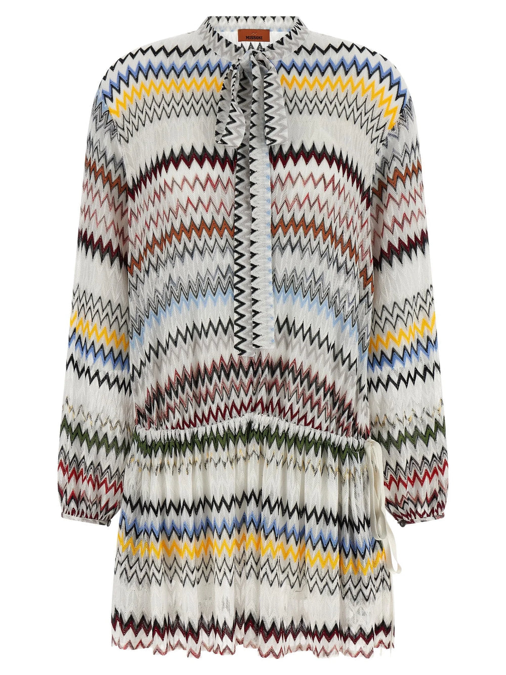 Missoni White Viscose Short Dress