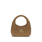 Miu Miu Beige Lamb Ovis Aries Aries Shoulder Bag