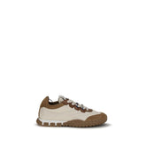 Miu Miu Beige Polyamide Athletic Sneakers