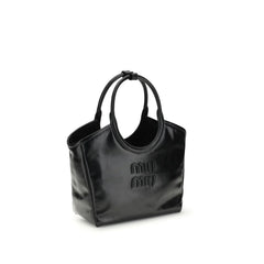Miu Miu Black Calf Leather Bos Taurus Handbag