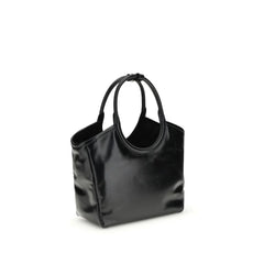 Miu Miu Black Calf Leather Bos Taurus Handbag