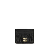 Miu Miu Black Lamb Ovis Aries Wallet