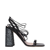 Miu Miu Black Leather Platforms