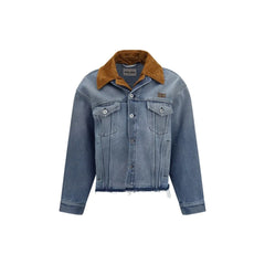 Miu Miu Blue Cotton Denim Jacket - IT40 | M
