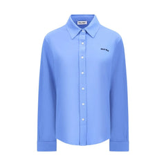 Miu Miu Blue Cotton Dress Shirt - IT38 | S