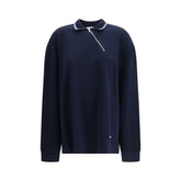 Miu Miu Blue Cotton Polo Shirt - XS