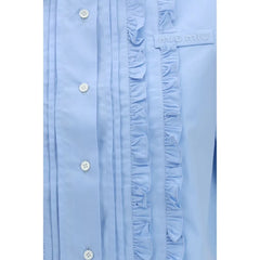 Miu Miu Blue Cotton Shortsleeve Shirt - IT42 | L