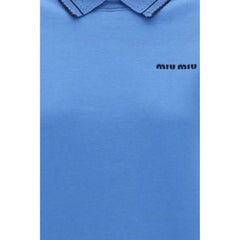 Miu Miu Blue Cotton Sweatshirt - XS