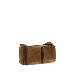 Miu Miu Brown Calf Leather Bos Taurus Shoulder Bag