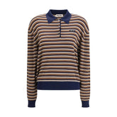 Miu Miu Brown Fleece Wool Polo Shirt - IT40 | M