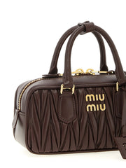 Miu Miu Brown Lamb Leather Handbag