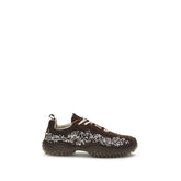 Miu Miu Brown Suede Leather Sneakers - EU38.5/US8.5