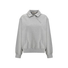 Miu Miu Gray Cotton Sweatshirt - XS