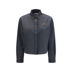 Miu Miu Gray Denim Shirt - IT38 | S