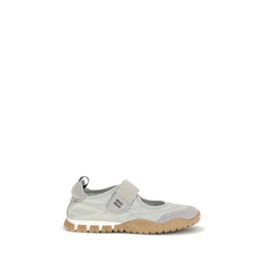 Miu Miu Gray Recycled Polyamide Ballet Flats - EU40/US10 - Flats