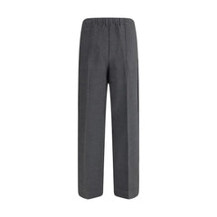 Miu Miu Gray Viscose Casual Pants - IT38 | S