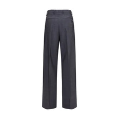 Miu Miu Gray Wool Oves Aries Dress Pants