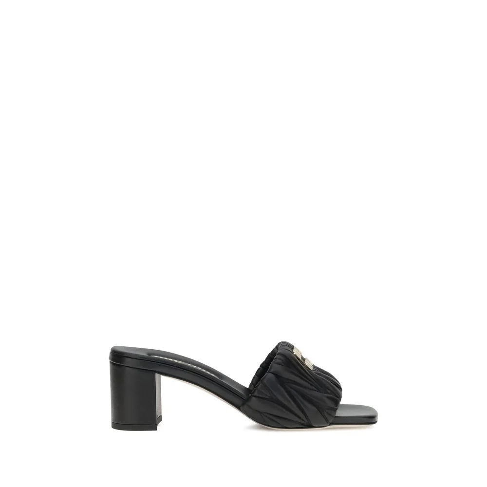 Miu Miu Logoed Sandals - EU36.5/US6.5 - Sandals