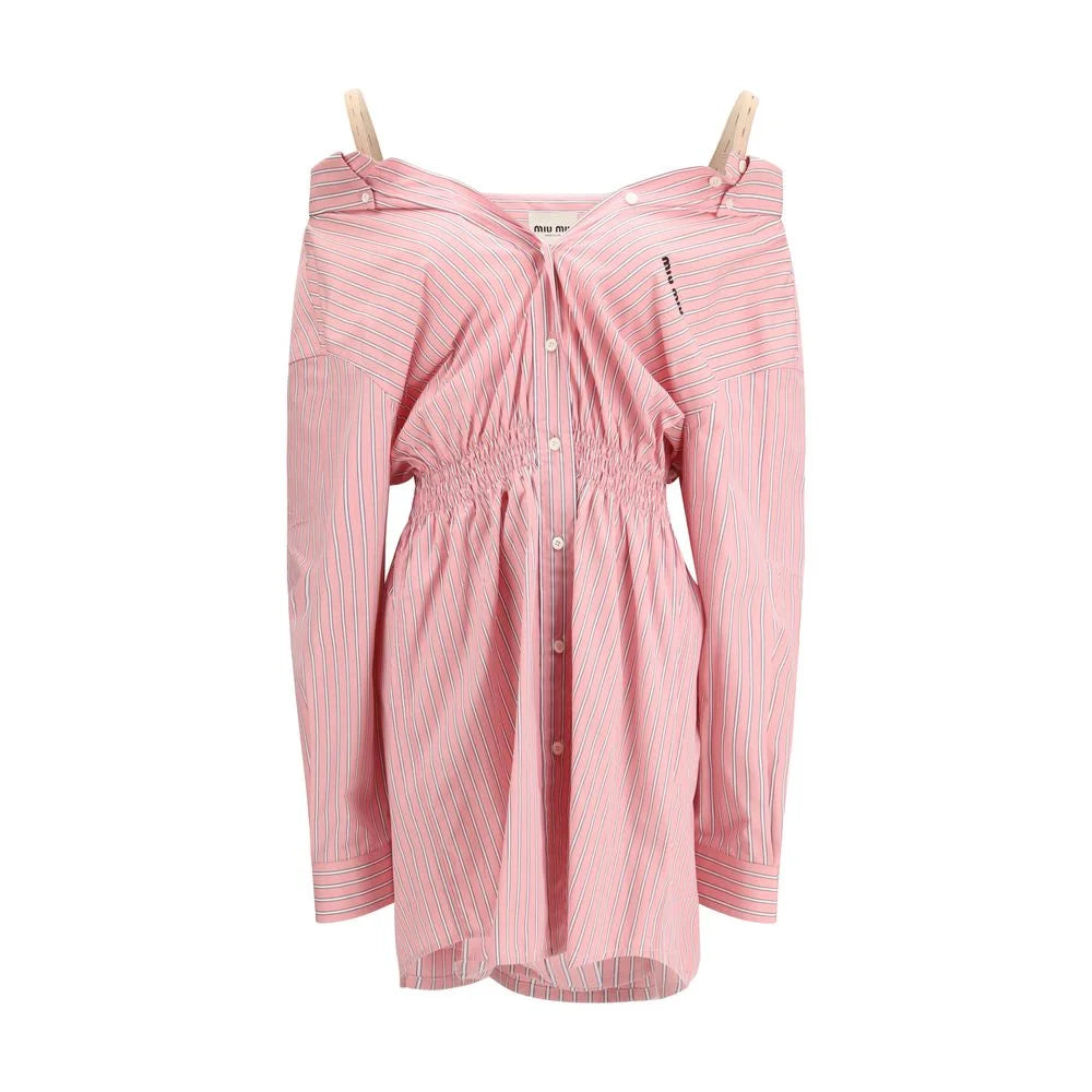 Miu Miu Multicolor Cotton Casual Dress - IT40 | M