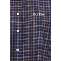 Miu Miu Multicolor Cotton Pattern Shirt