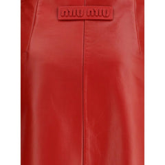 Miu Miu Nappa Leather Skirt - IT44 | L - Skirts