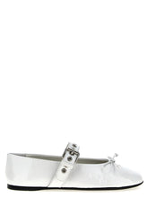 Miu Miu White Calfskin Ballet Flats - EU38.5/US8.5