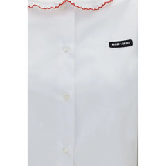 Miu Miu White Cotton Blouse - IT40 | M