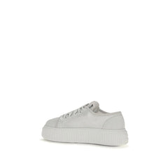 Miu Miu White Polyamide Platform Sneakers