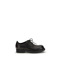 MM6 Black Calf Leather Bos Taurus Oxfords And Derbies