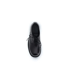 MM6 Black Calf Leather Bos Taurus Oxfords And Derbies