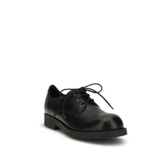 MM6 Black Calf Leather Bos Taurus Oxfords And Derbies - EU45/US12