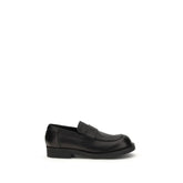 MM6 Black Calf Leather Bos Taurus Slip-On Loafers